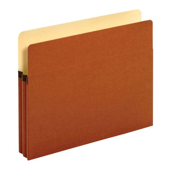 Picture of Pendaflex Redrope Expanding File Pockets, 1 3/4in Expansion, Letter Size, Brown, Box Of 25 File Pockets