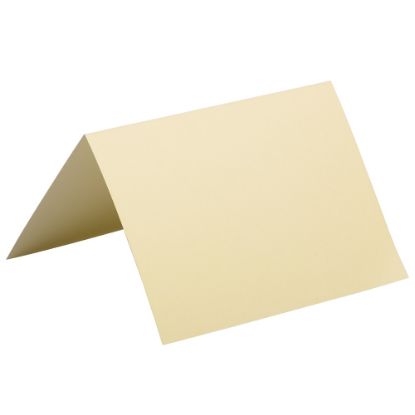 Picture of JAM Paper Strathmore Fold-Over Cards, 5in x 6 5/8in, Ivory, Pack Of 25