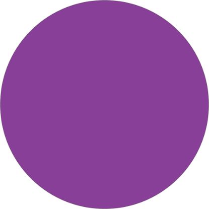 Picture of Tape Logic Inventory Circle Labels, DL612M, 1 1/2in, Purple, Pack Of 500