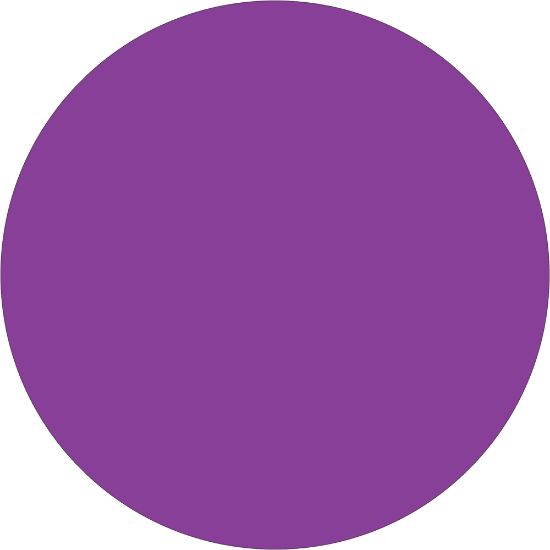 Picture of Tape Logic Inventory Circle Labels, DL612M, 1 1/2in, Purple, Pack Of 500