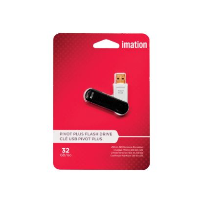 Picture of Imation 32GB Povit Plus USB 2.0 Flash Drive - 32 GB - USB 2.0 - 5 Year Warranty