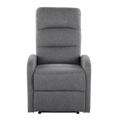 Picture of LumiSource Dormi Contemporary Fabric Recliner Chair, Charcoal