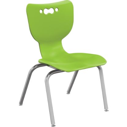 Picture of MooreCo Hierarchy Armless Chair, 14in Seat Height, Green