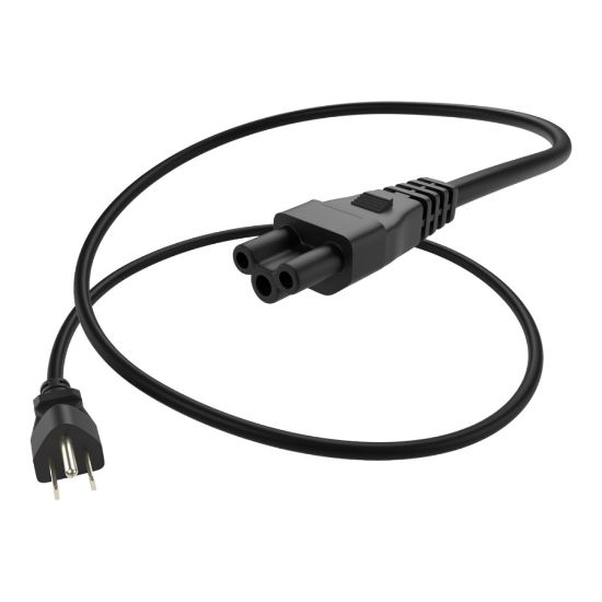 Picture of UNC Group - Power cable - NEMA 5-15P to IEC 60320 C5 - AC 250 V - 10 A - 3 ft - black