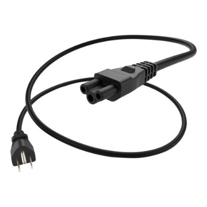 Picture of UNC Group - Power cable - NEMA 5-15P to IEC 60320 C5 - AC 250 V - 10 A - 6 ft - black