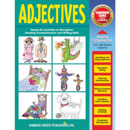 Picture of Barker Creek Grammar Activity Book, Adjectives, Grades 1 To College