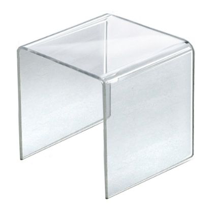 Picture of Azar Displays 7-1/2in Acrylic Riser Displays, 7-1/2inH x 7-1/2inW x 7-1/2inD, Clear, Pack Of 4 Risers