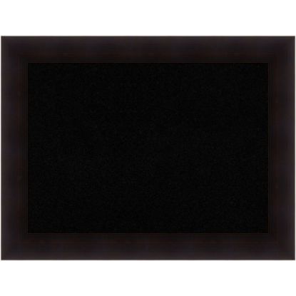 Picture of Amanti Art Cork Bulletin Board, 34in x 26in, Black, Portico Espresso Wood Frame