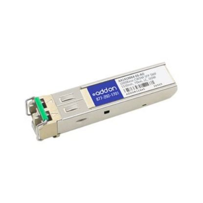 Picture of AddOn Avaya AA1419064-E6 Compatible SFP Transceiver - SFP (mini-GBIC) transceiver module (equivalent to: Avaya/Nortel AA1419064, Avaya/Nortel AA1419064-E5, Avaya/Nortel AA1419064-E6) - GigE - 1000Base-CWDM - LC single-mode - up to 43.5 miles