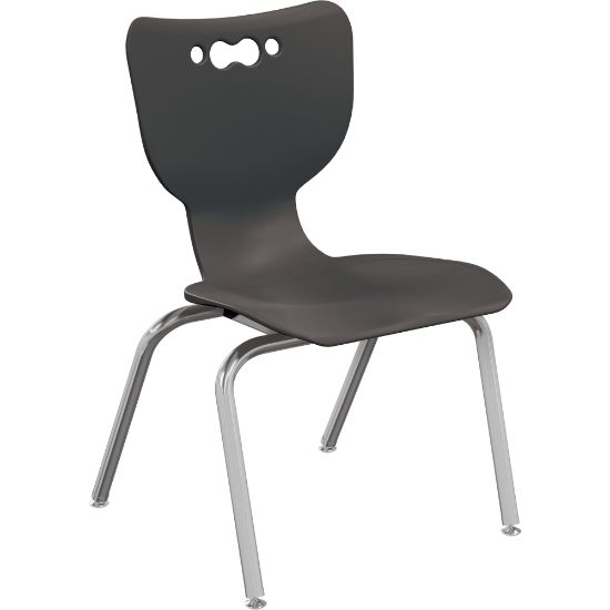 Picture of MooreCo Hierarchy Armless Chair, 16in Seat Height, Black