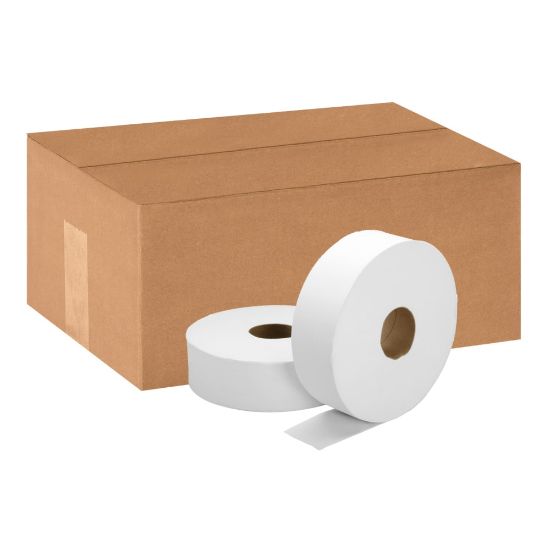 Picture of SKILCRAFT Jumbo Roll 2-Ply Toilet Paper, 100% Recycled, 2000ft Per Roll, Pack Of 6 Rolls