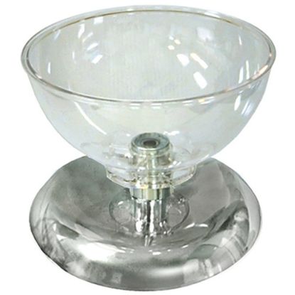 Picture of Azar Displays Single Bowl Display, 6-1/2inH x 8inW x 8inD, Clear