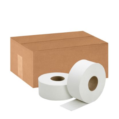 Picture of SKILCRAFT Jumbo Roll 2-Ply Toilet Paper, 100% Recycled, 1000ft Per Roll, Pack Of 12 Rolls