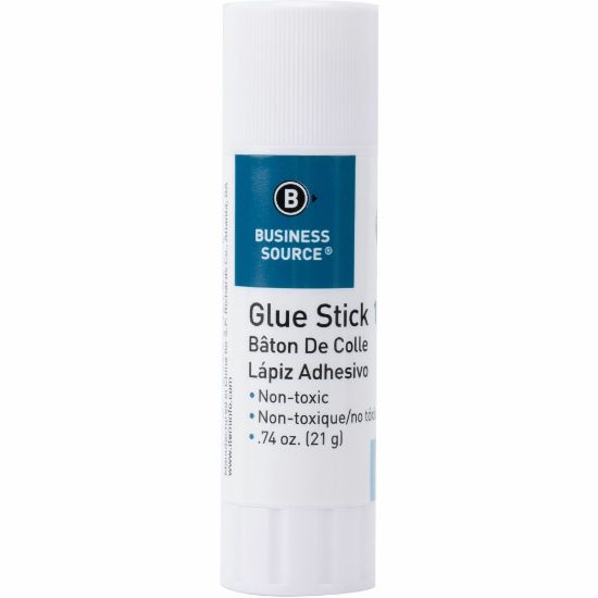 Picture of Business Source Glue Stick - 0.74 oz - 1 Each - White