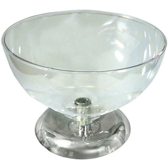 Picture of Azar Displays Single Bowl Display, 8-1/2inH x 12inW x 12inD, Clear