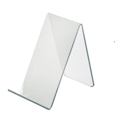 Picture of Azar Displays Acrylic Easel Displays, 4-1/8inH x 2-1/2inW x 5inD, Clear, Pack Of 10 Holders