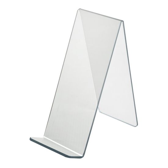 Picture of Azar Displays Acrylic Easel Displays, 8-3/4inH x 8inW x 8inD, Clear, Pack Of 10 Holders