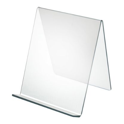 Picture of Azar Displays Acrylic Easel Displays, 10-1/2inH x 4-1/2inW x 9-1/2inD, Clear, Pack Of 10 Displays