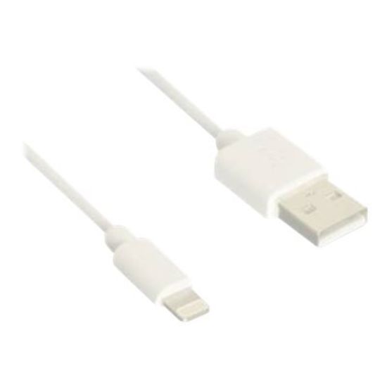 Picture of B3E - Lightning cable - USB male to Lightning male - 3 ft - white