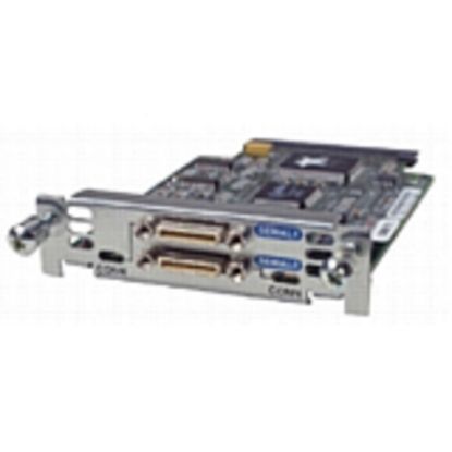 Picture of Cisco High-Speed - Expansion module - HWIC - RS-232, RS-530, X.21, V.35, RS-449, RS-530A - 2 ports - for Cisco 1841, 1841 ADSL2, 1921 4-pair, 1921 ADSL2+, 1921 T1, 19XX, 28XX, 29XX, 38XX, 39XX