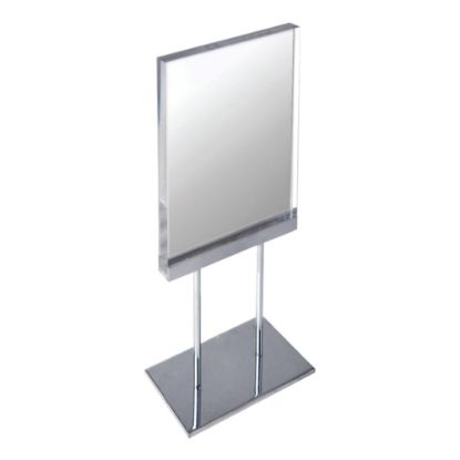 Picture of Azar Displays Elite Series Acrylic Vertical Block Countertop Sign Holder, 11inH x 8-1/2inW, Clear