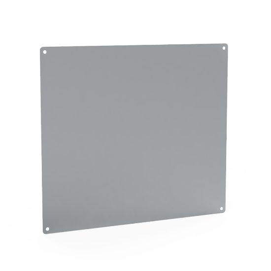 Picture of Azar Displays Metal Magnetic Board Panels For Pegboards/Wall Mount, 13-3/4in x 15-3/4in, Silver, Pack Of 2 Panels