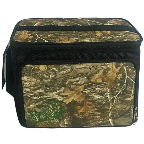 Picture of Brentwood Kool Zone 12-Can Insulated Cooler Bag, 9-1/4inH x 7-3/4inW x 12inD, Realtree Edge Camo