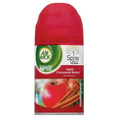 Picture of Air Wick Freshmatic Automatic Spray Air Freshener Refill, Apple Cinnamon Medley Scent, 6.17 Oz.