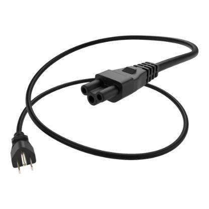 Picture of UNC Group - Power cable - NEMA 5-15P to IEC 60320 C5 - AC 250 V - 10 A - 15 ft - black