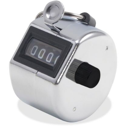 Picture of Advantus Tally I 4-Digit Handheld Tally Counter, Chrome