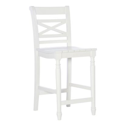 Picture of Powell Abina Counter Stool, White