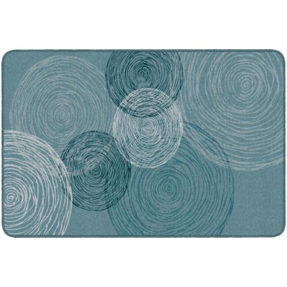 Picture of Flagship Carpets Kaleidoscope Rectangular Rug, 48in x 72in, Blue