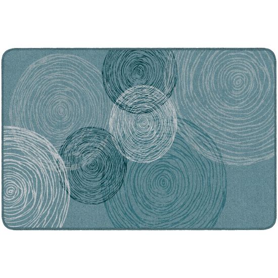 Picture of Flagship Carpets Kaleidoscope Rectangular Rug, 48in x 72in, Blue