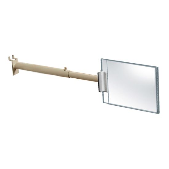 Picture of Azar Displays 2-Sided Aisle Acrylic Sign Holders With Telescopic Grippers, 4inH x 6inW x 1/4inD, Clear, Pack Of 4 Holders