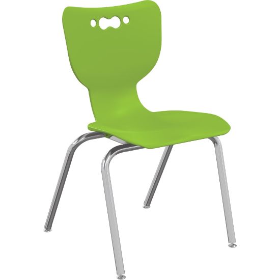 Picture of MooreCo Hierarchy Armless Chair, 18in Seat Height, Green