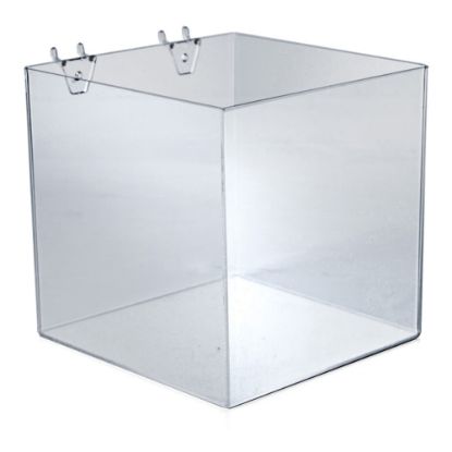 Picture of Azar Displays Brochure Holder Cubes, Medium Size, 8in x 8in x 8in, Clear, Pack Of 4