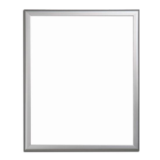 Picture of Azar Displays Non-Magnetic Dry-Erase Whiteboard, Melamine, 24in x 18in, Silver Aluminum Frame