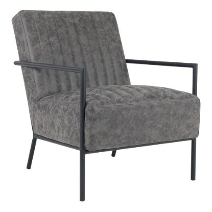 Picture of Office Star Verdugo Accent Chair, Charcoal/Black