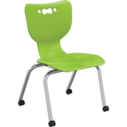 Picture of MooreCo Hierarchy No Arms Casters Chair, Green