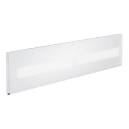 Picture of Azar Displays Acrylic U-Frame Nameplate Sign Holders, 2-1/2inH x 11-1/2inW x 3/16inD, Clear, Pack Of 10 Sign Holders