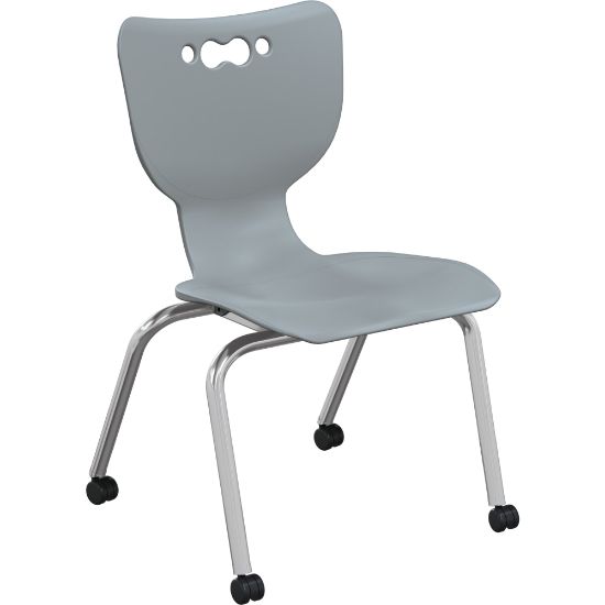 Picture of MooreCo Hierarchy No Arms Casters Chair, Gray