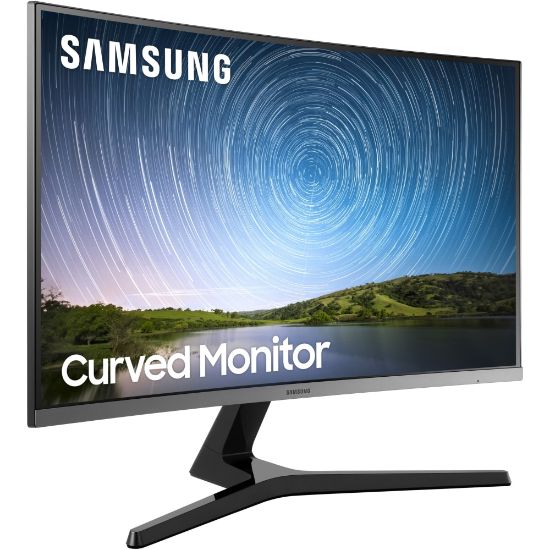 Picture of Samsung C27R500FHN 27in Class Full HD Curved Screen LCD Monitor - 16:9 - Dark Blue Gray - 26.9in Viewable - Vertical Alignment (VA) - 1920 x 1080 - 16.7 Million Colors - FreeSync - 250 Nit Typical - 4 ms - GTG Refresh Rate - HDMI - VGA