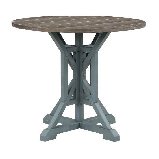 Picture of Coast to Coast Wharf Dining Table, 36inH x 42inW x 42inD, Bar Harbor Blue