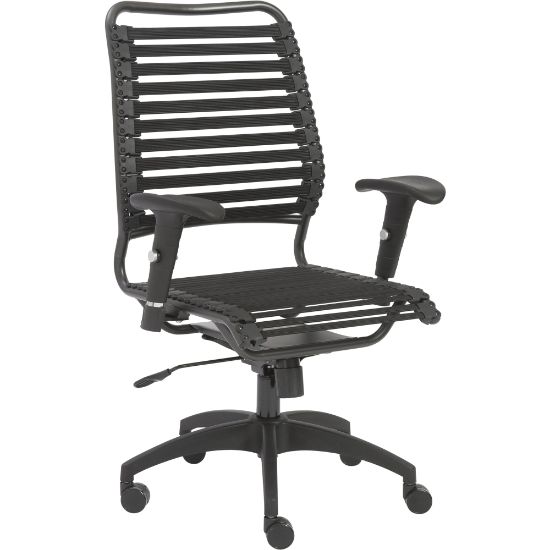 Picture of Eurostyle Baba Bungie High-Back Commercial Office Chair, Graphite/Black