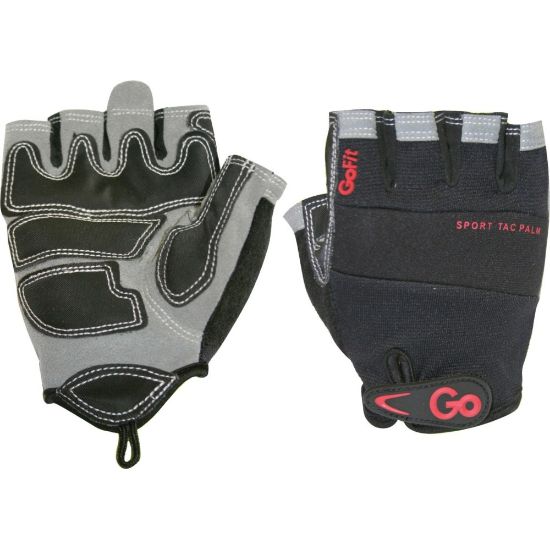 Picture of GoFit Mens Sport-Tac Pro Trainer Gloves - Hand Protection - Neoprene Coating - Large Size - Synthetic Leather Palm