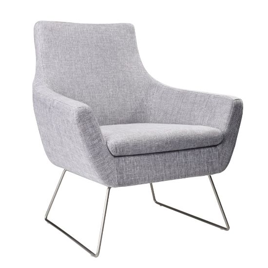 Picture of Adesso Kendrick Fabric Chair, Light Gray