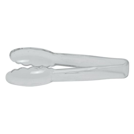 Picture of Cambro Plastic Tongs, Scallop Grip, 6in, Clear, Pack Of 12 Tongs