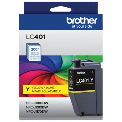 Picture of Brother LC401 Yellow Ink Cartridge, LC401Y