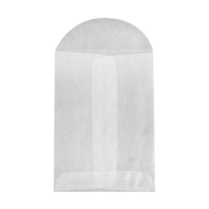 Picture of LUX Open-End Envelopes, 3in x 4 1/2in, Flap Closure, Glassine, Pack Of 10