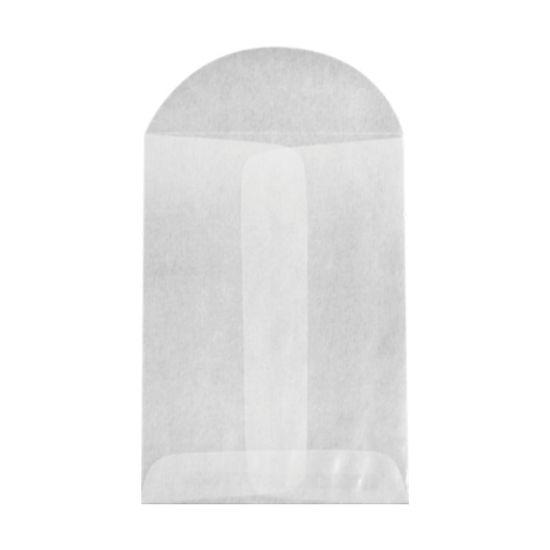 Picture of LUX Open-End Envelopes, 3in x 4 1/2in, Flap Closure, Glassine, Pack Of 10